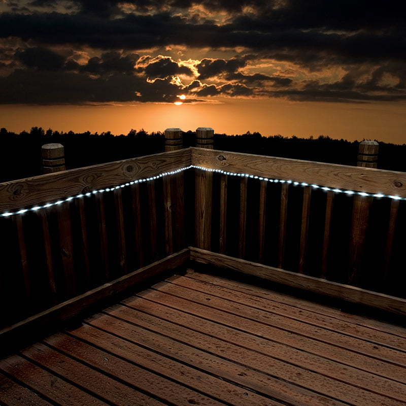 wholesale, wholesale lighting, wholesale decor, 100 LED, rope lights, solar rope lights, solar lighting, bright white lights, outdoor lights, deck lights, porch lights, holiday decor, holiday lights, party lights