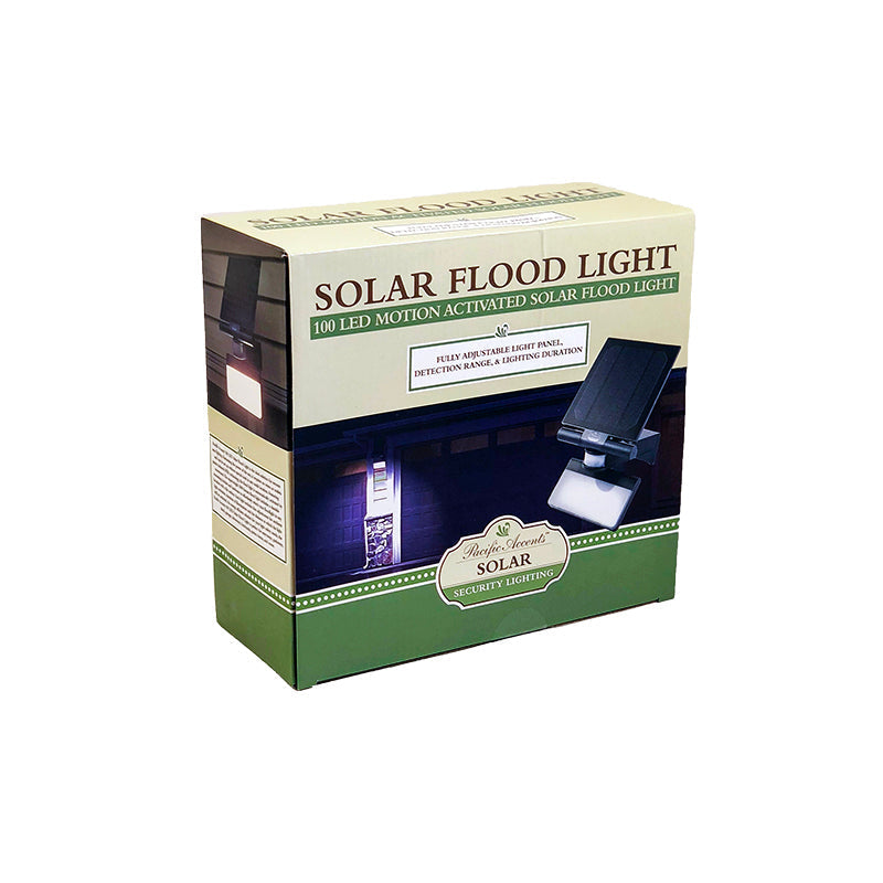 wholesale, wholesale lighting, flood light, solar flood light, wireless flood light, 100 LED, 600 lumens, pacific accents