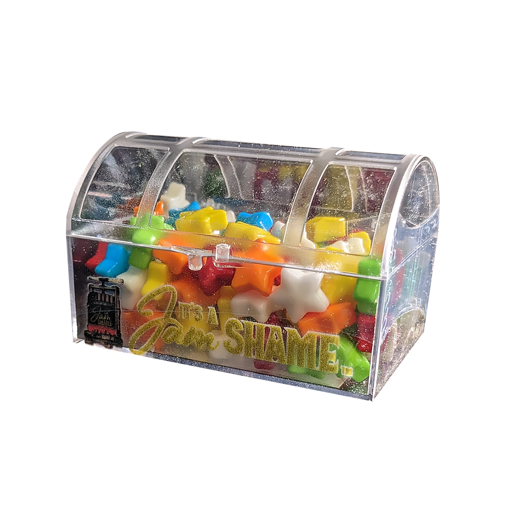 Candy In Treasure Chest Crystal Box