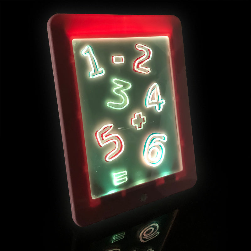 Light-up Dry-Erase Drawing Board - Pink