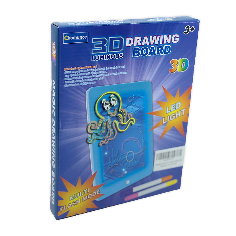 Light-up Dry-Erase Drawing Board - Pink