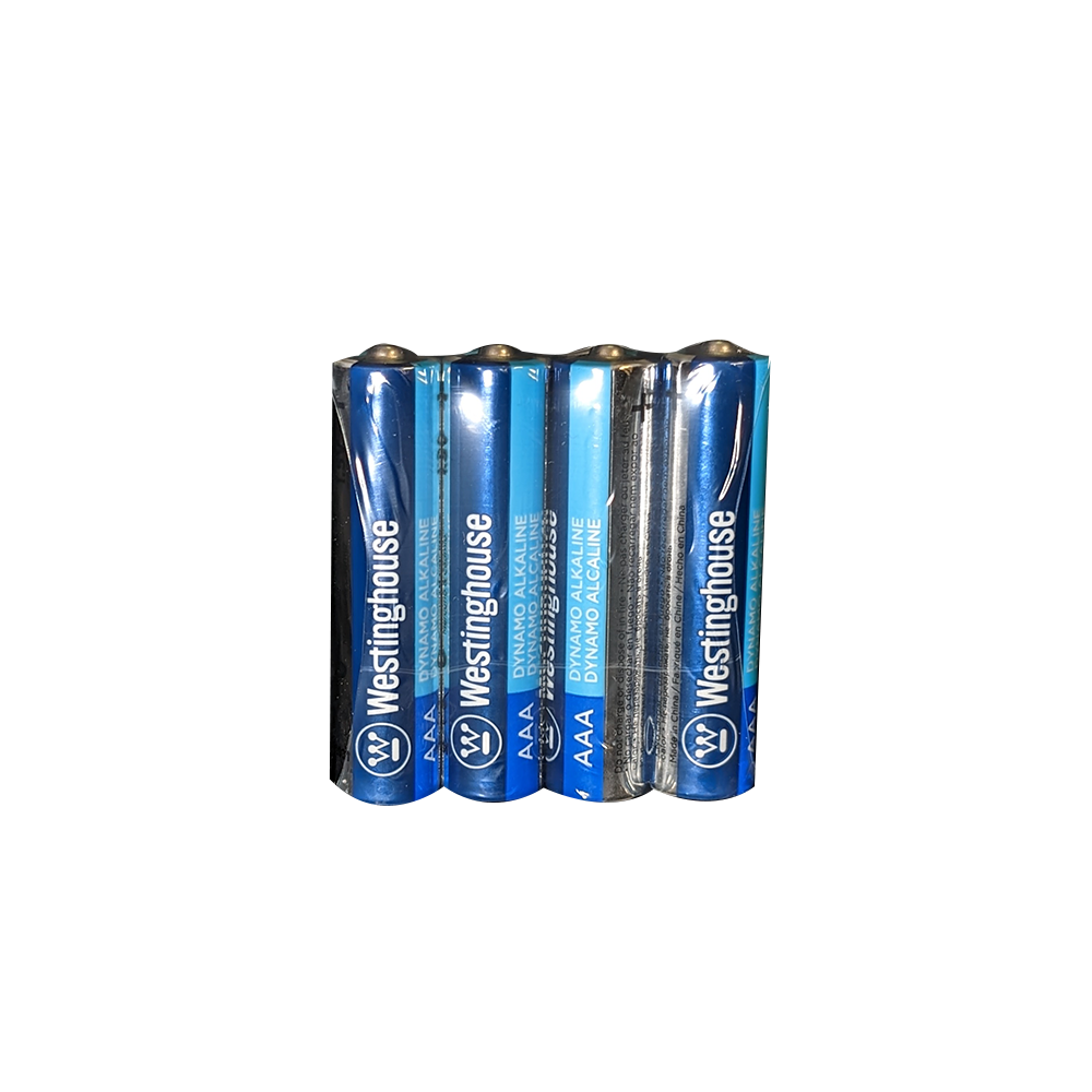Westinghouse AAA Dynamo Alkaline 4 Pack Shrink Wrap