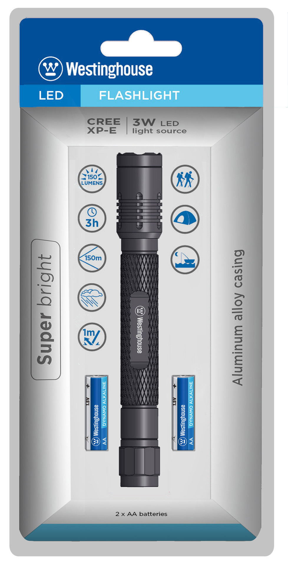 Westinghouse 3 Watt Cree Alumnium Flashlight