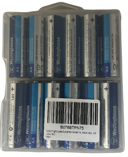 Westinghouse Dynamo Alkaline 24 AA/AAA Combo Hard Pack