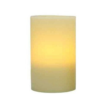 Flameless 4 x 6 Flat Top Wax Pillar Candle
