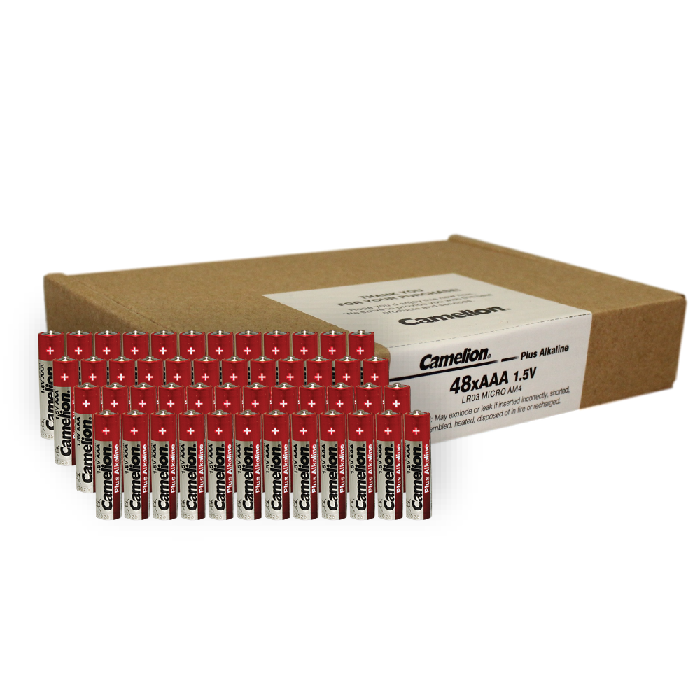 Camelion AAA Plus Alkaline 48 Pack