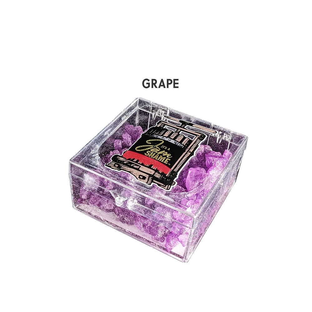 Assorted Rock Candy Crystal Boxes In 18 Piece Display