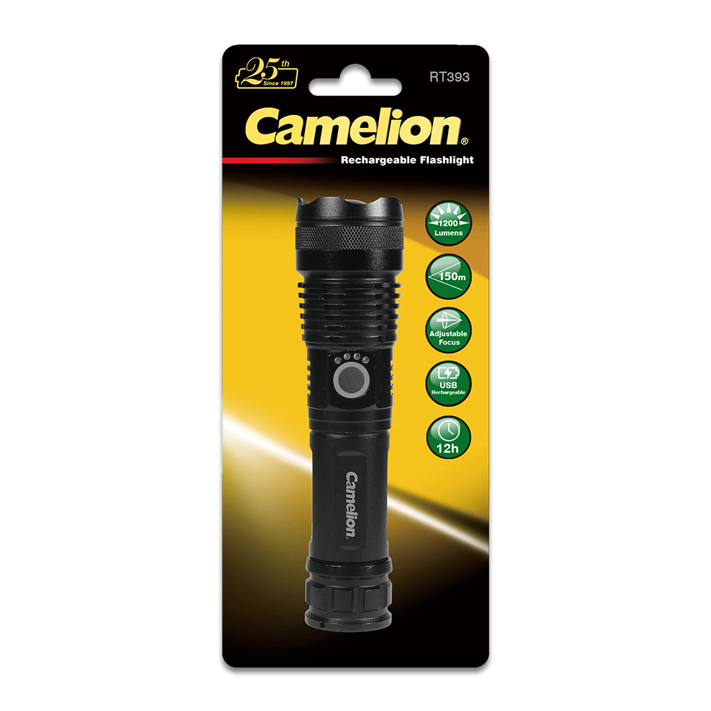 Camelion RT393 20W COB LED Rechargeable Tactical Light